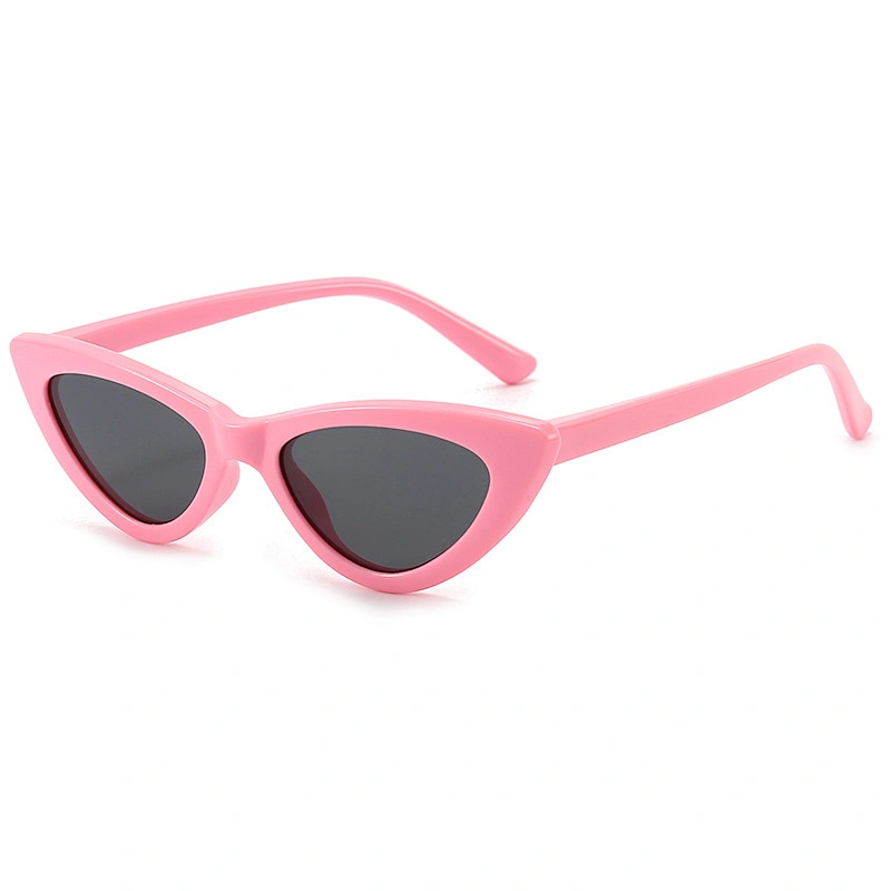 Plastic Cat Eye Sunglasses for Kids Polarized Lenses TPEE Sunglasses