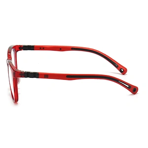 Cute Students Optical Glasses Two Times Injection Temple Classic Square Frame
