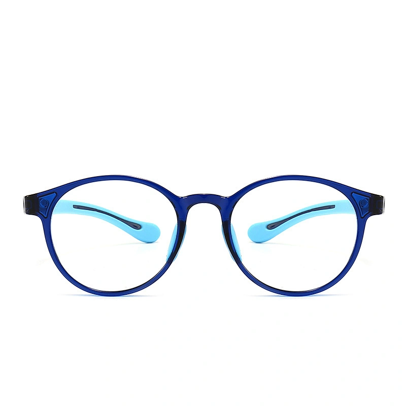 Round Optical Glasses for Youth Anti Blue Light Detachable Temple for Computer
