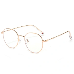 For Women Metal Optical Glasses Long Temple Tips Clear Lenses Vintage Style