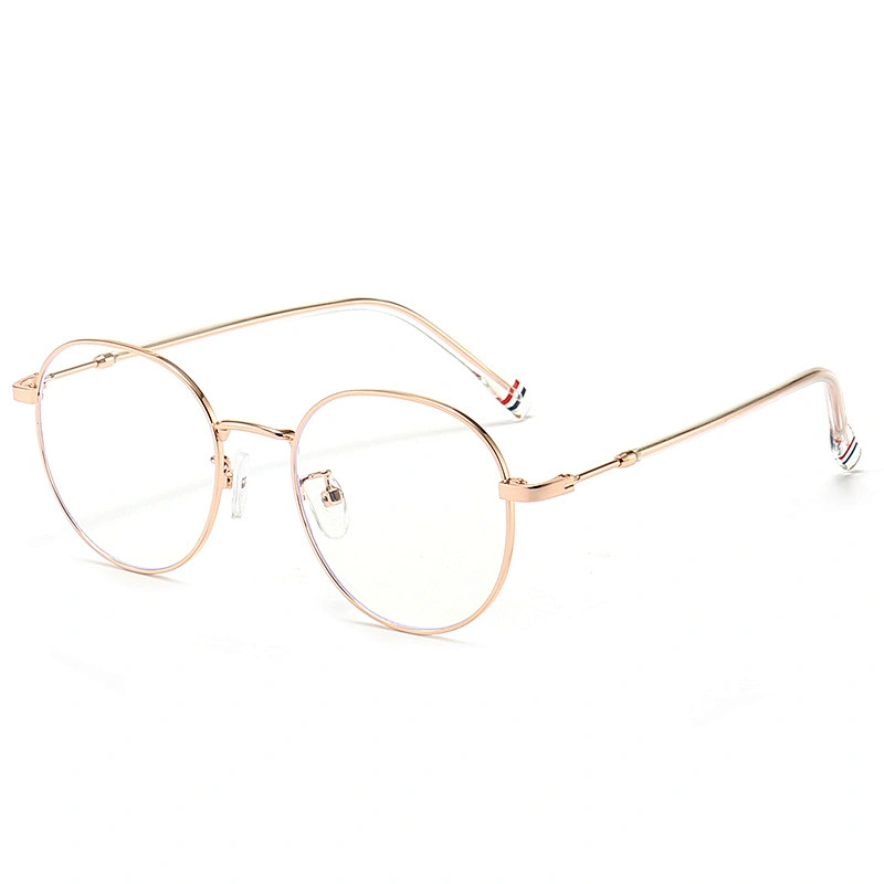For Women Metal Optical Glasses Long Temple Tips Clear Lenses Vintage Style