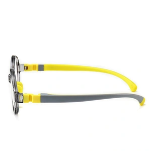 Lightweight Optical Glasses for Kids Bluelight Round Acatate Frame for Computer