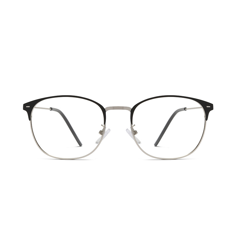 Browline Metal Optical Glasses for Gaming Clear Lenses Eyeglasses