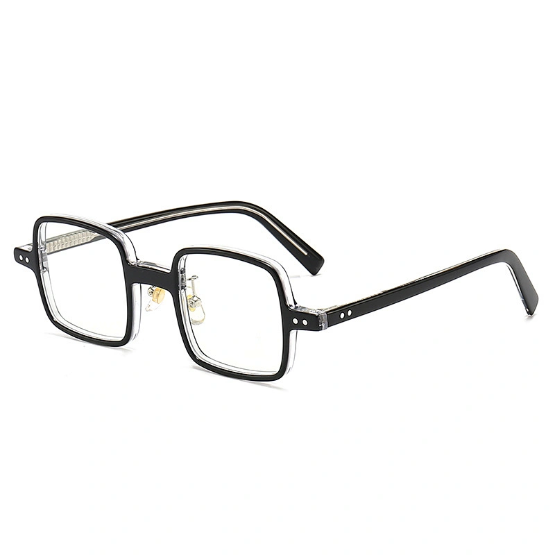 Vintage Acetate Optical Glasses Square Shape Frame Eyeglasses