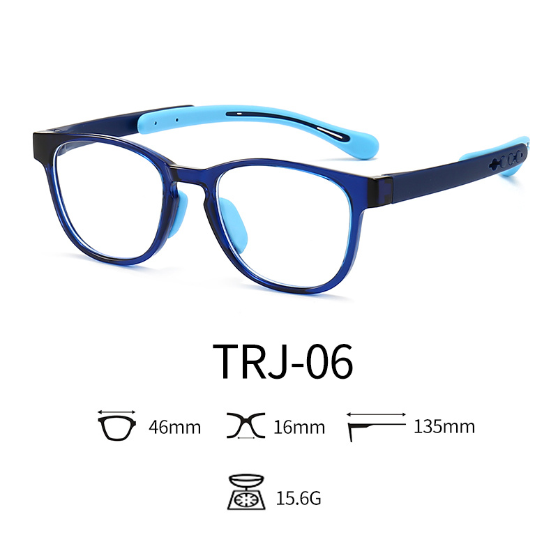 Bendable Optical Glasses for Kids TPE Vintage & Classic Style