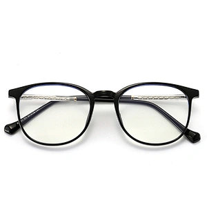Unisex TR90 Optical Glasses Black Frame Ultra Lightweight Eyeglasses