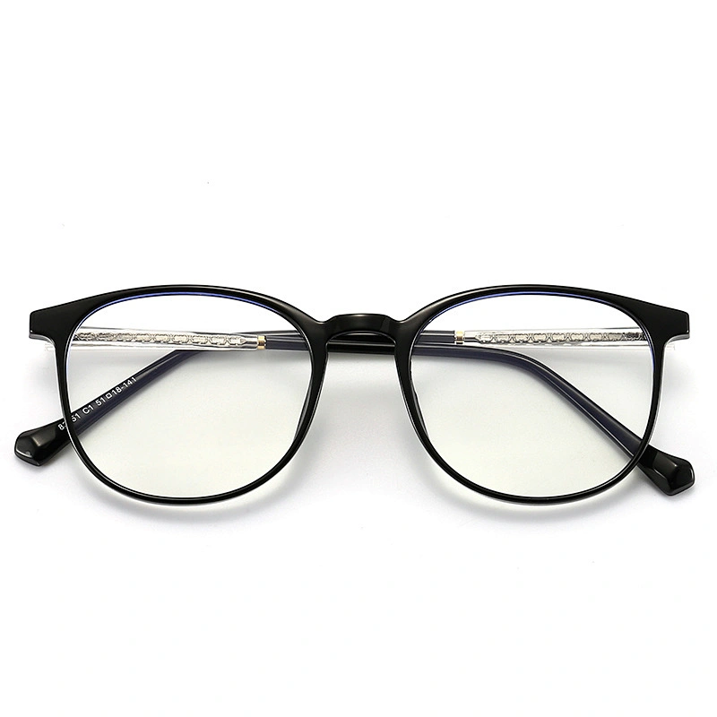 Unisex TR90 Optical Glasses Black Frame Ultra Lightweight Eyeglasses