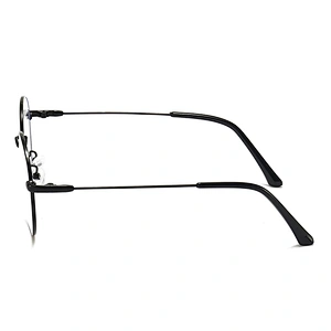 Clear Lens Metal Optical Glasses Unisex Round Frame Eyeglasses