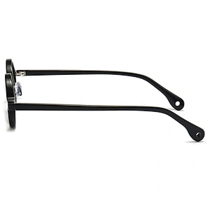 Acetate Optical Glasses Tiny Circular Frame Tortoise Color Eyeglasses