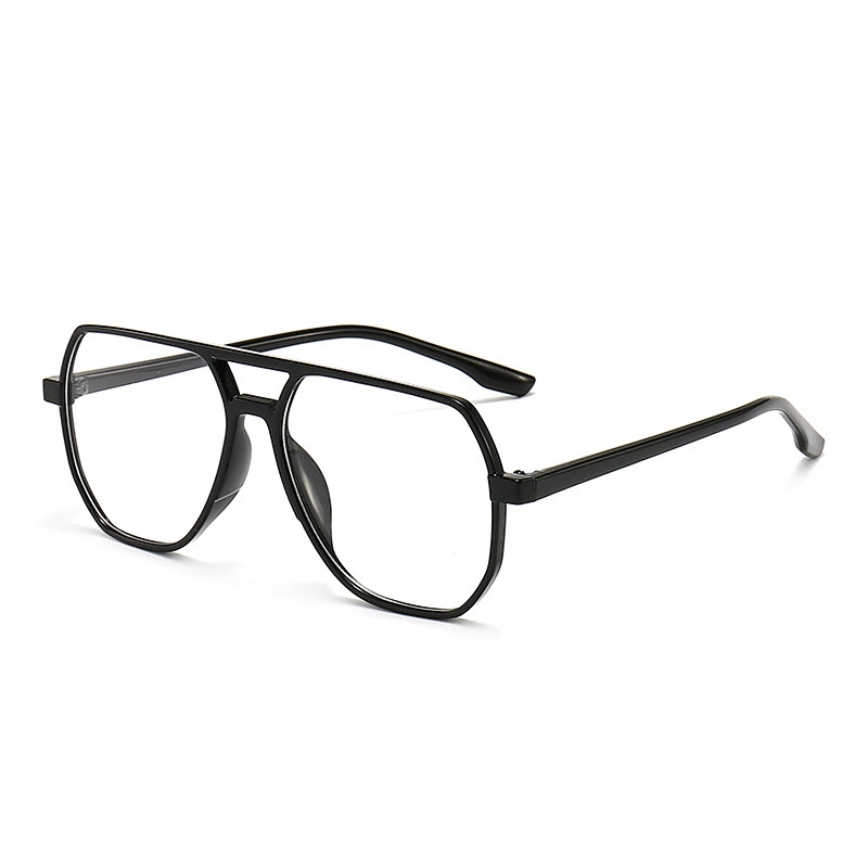 Double Bridge CP Optical Glasses Clear Lenses Retro Aviator Style Glasses