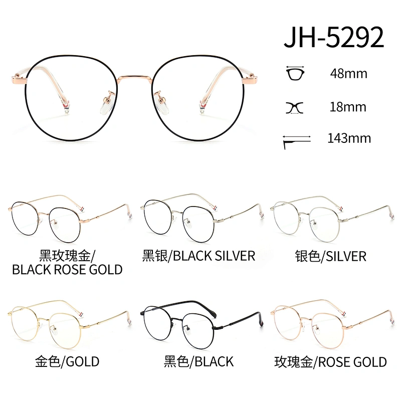For Women Metal Optical Glasses Long Temple Tips Clear Lenses Vintage Style