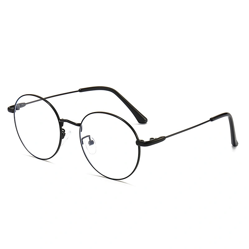 Clear Lens Metal Optical Glasses Unisex Round Frame Eyeglasses