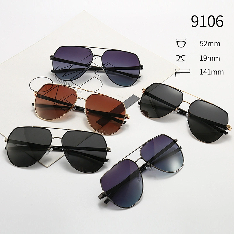 Metal Frame Sunglasses for Adults Aviator UV400 Protection Sunglasses