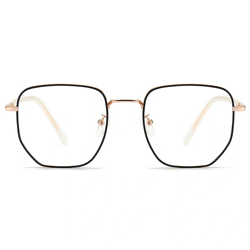 Geometric Square Metal Optical Glasses for Women and Men Inner Ring