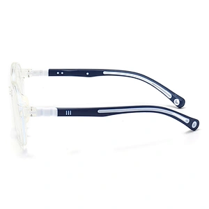 Classic Round Kids Optical Glasses TR90 Frame Silicone Nose Pad