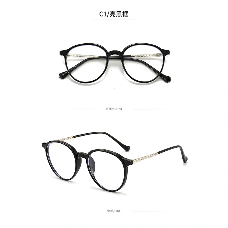 TR90 Optical Glasses Ultra Lightweight Round Frame Plastic Eyeglasses custom color