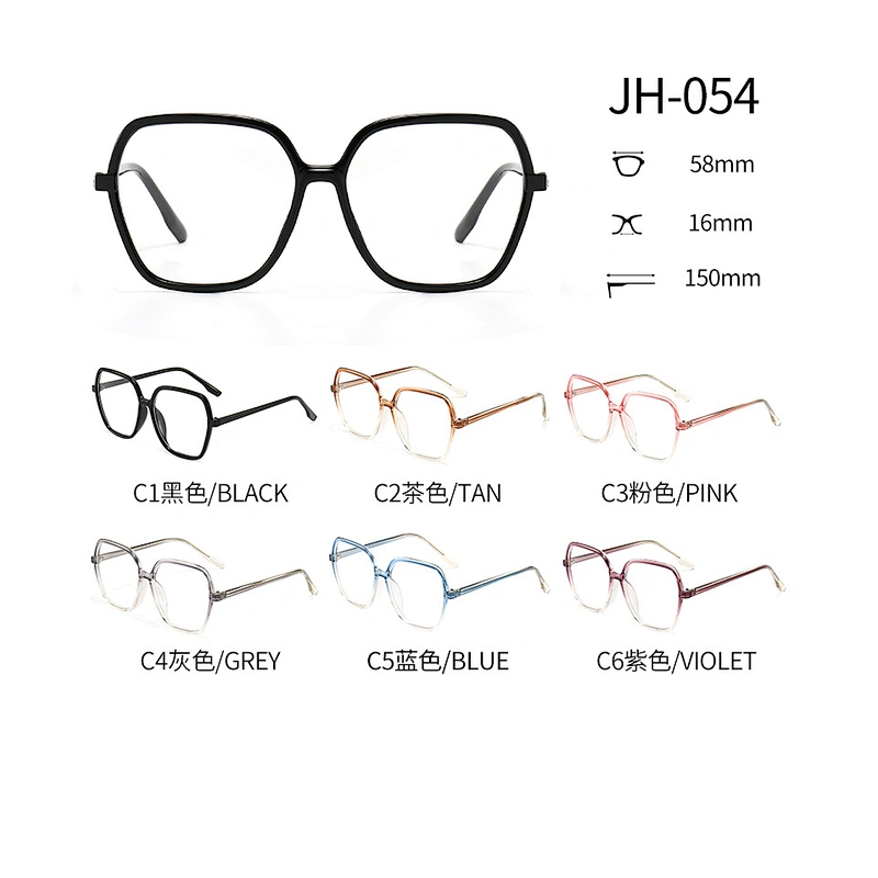 Plastic Optical Glasses CP Temple Clear Polarized Lenses Simple Style