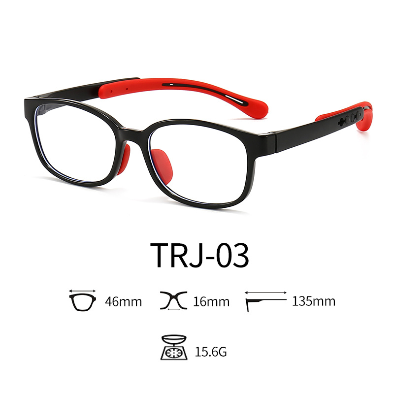Cute Vintage Optical Glasses for Kids Flexible Arms Eyeglasses