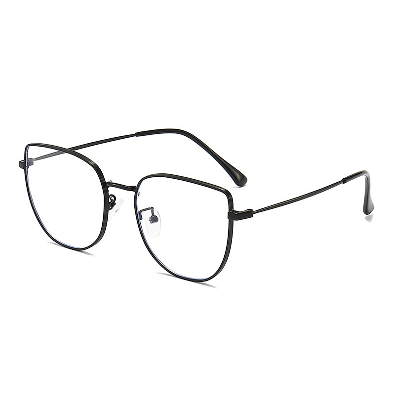 Cat Eye Metal Optical Glasses Unique Style Clear Lenses Eyeglasses