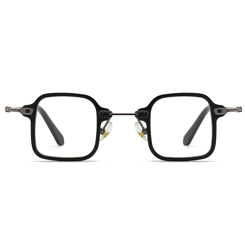 Small Acetate Optical Glasses for Men Special Design Square Frame Robot Style