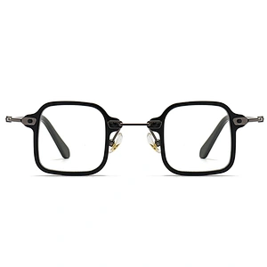 Small Acetate Optical Glasses for Men Special Design Square Frame Robot Style