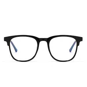 Browline Style Optical Glasses PC Frame CP Temple Eyeglasses