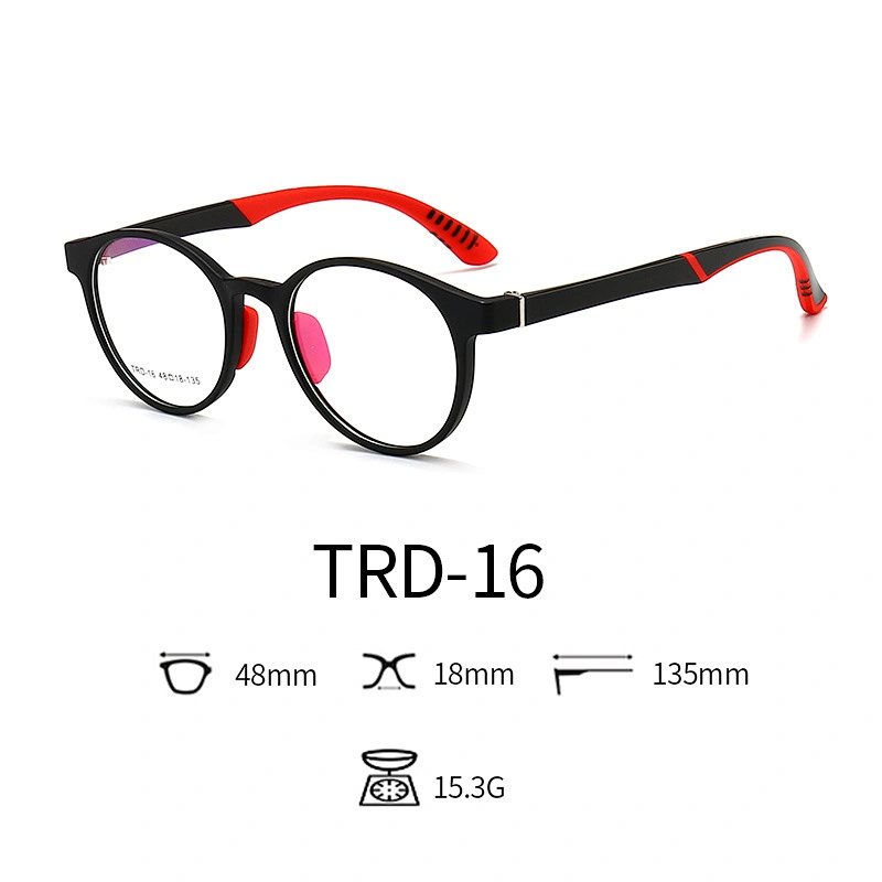 Optical Glasses for Children Cute Round Frame Two Tone Eyeglasses