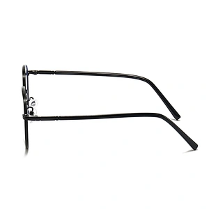 Round Metal Optical Glasses for Women and Men Clear Polarized Lenses