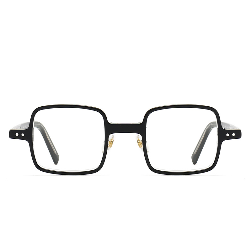Vintage Acetate Optical Glasses Square Shape Frame Eyeglasses