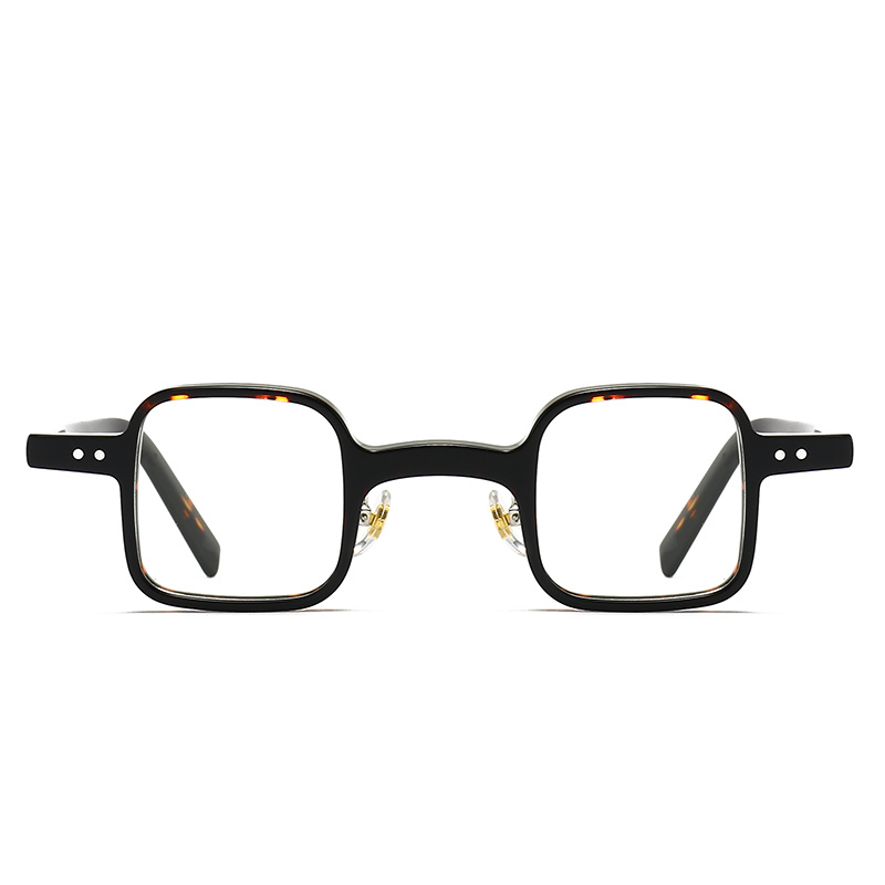 Retro Acetate Optical Glasses Small Style Square Frame Eyeglasses