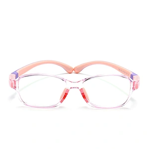 Trendy Cute Optical Glasses for Kids Blue Light Blocking Detachable Temple