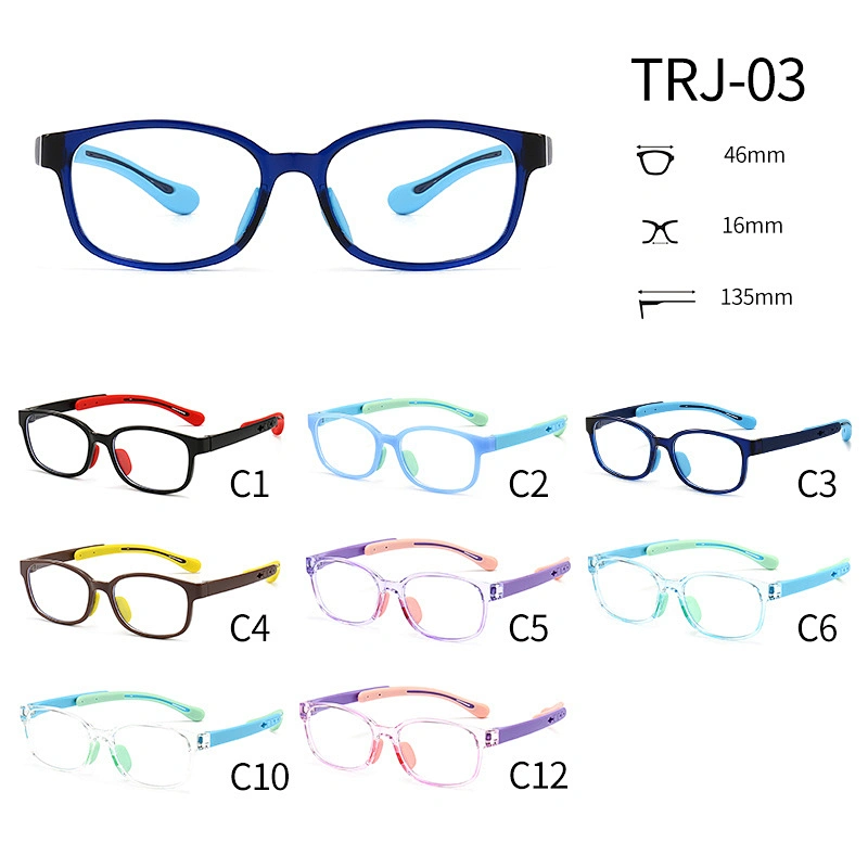 Cute Vintage Optical Glasses for Kids Flexible Arms Eyeglasses