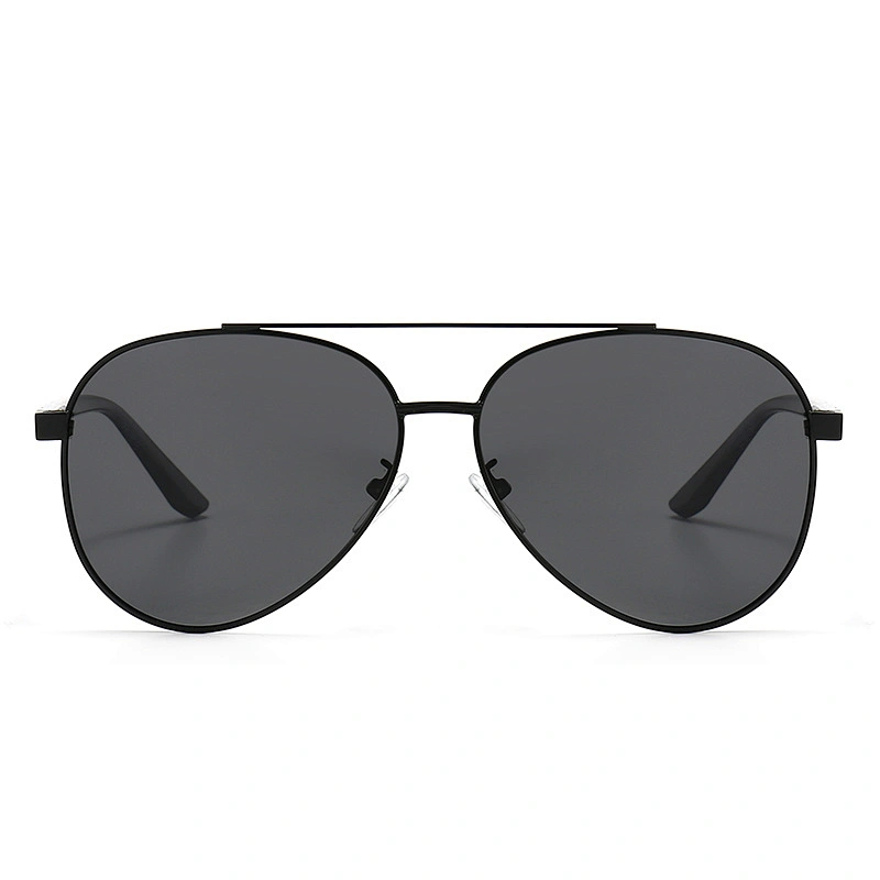Metal Aviator Sunglasses for Adults Modern Polarized Lenses Sunglasses