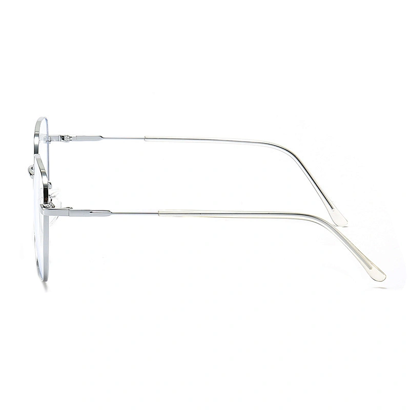 Retro Metal Optical Glasses Big Square Frame CP Temple Tips Eyeglasses