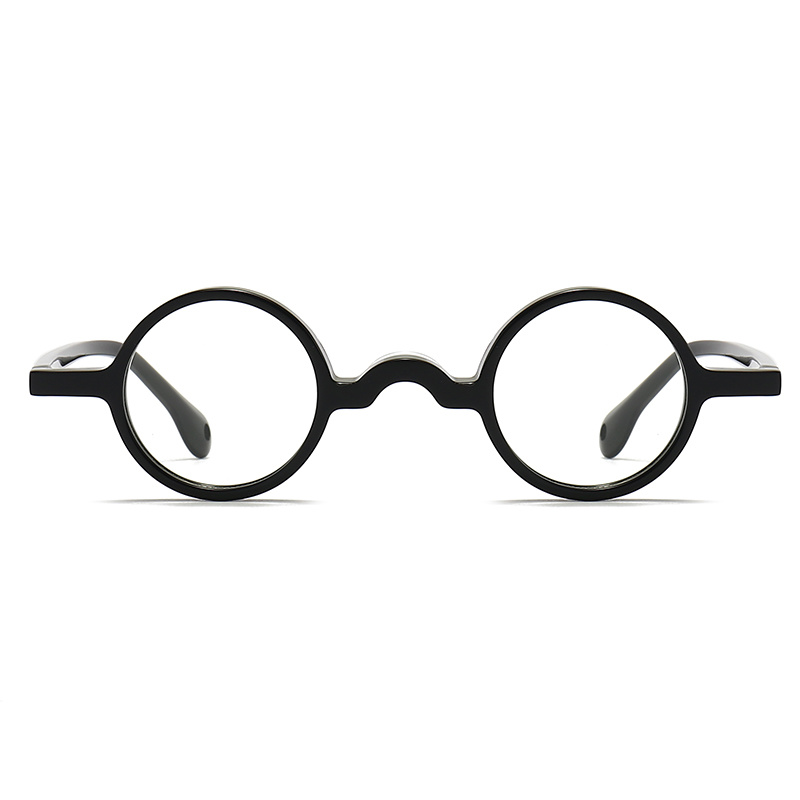 Acetate Optical Glasses Tiny Circular Frame Tortoise Color Eyeglasses