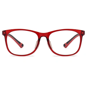 Cute Students Optical Glasses Two Times Injection Temple Classic Square Frame