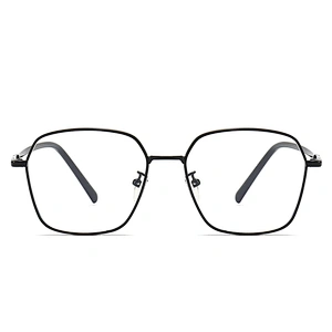 Retro Metal Optical Glasses Vintage Black Wire Frame Eyeglasses
