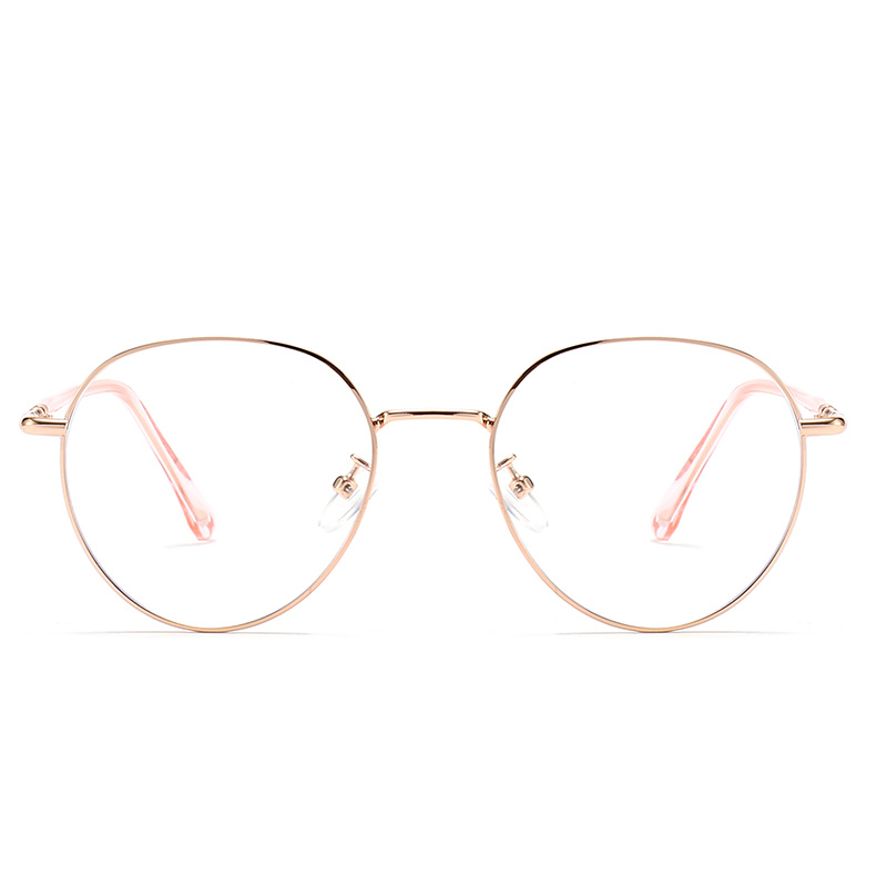 Ladies Classic Metal Optical Glasses for Women Anti Slip Tips for Computer