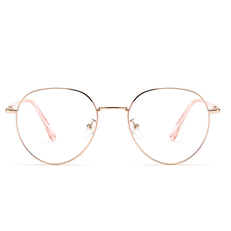 Ladies Classic Metal Optical Glasses for Women Anti Slip Tips for Computer