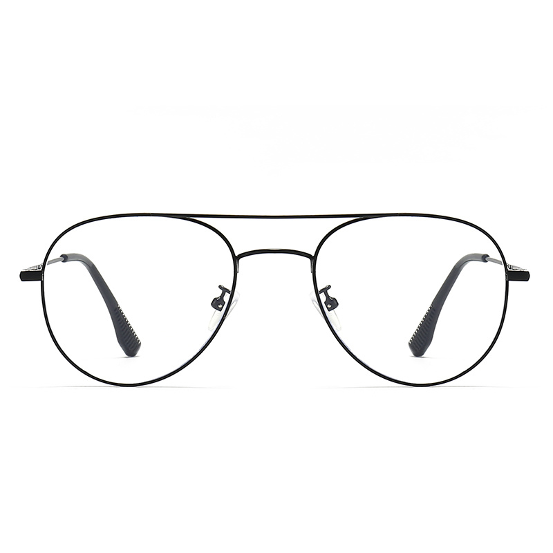 Two Bridge Metal Optical Glasses Vintage Style Round Frame Eyeglasses