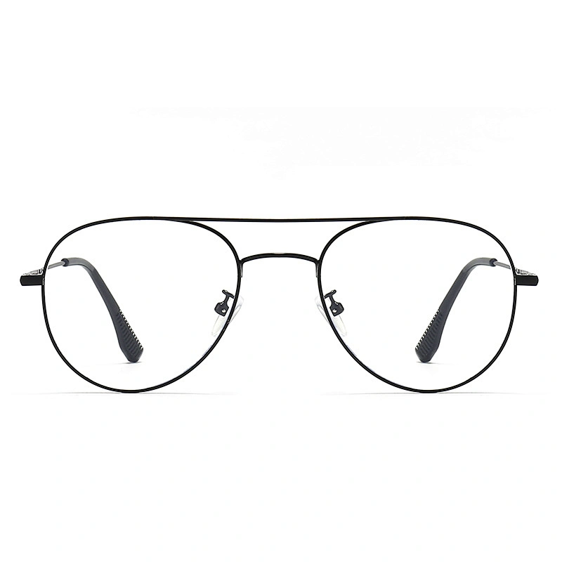 Two Bridge Metal Optical Glasses Vintage Style Round Frame Eyeglasses