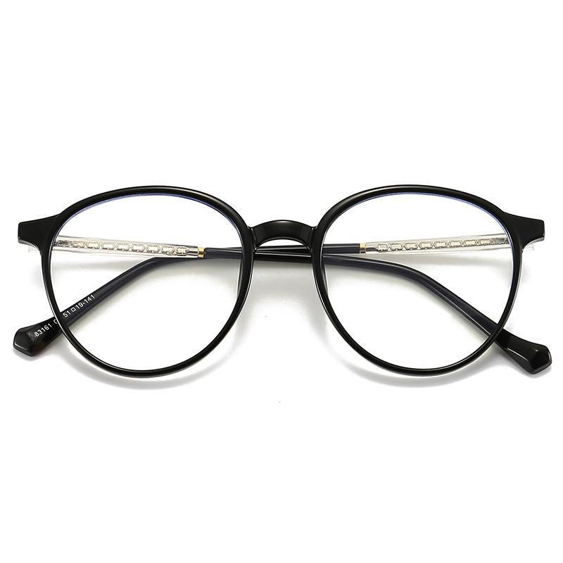TR90 Optical Glasses Ultra Lightweight Round Frame Plastic Eyeglasses custom color