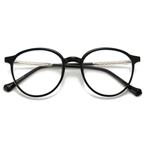 TR90 Optical Glasses Ultra Lightweight Round Frame Plastic Eyeglasses custom color