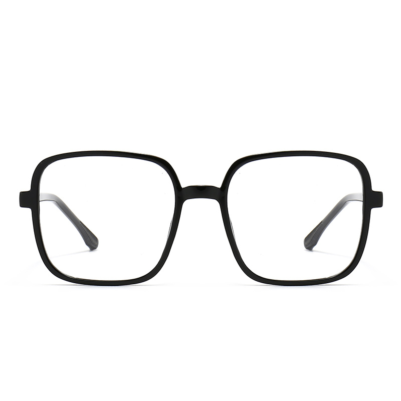 Retro CP Optical Glasses Transparent Polarized Lens Square Frame