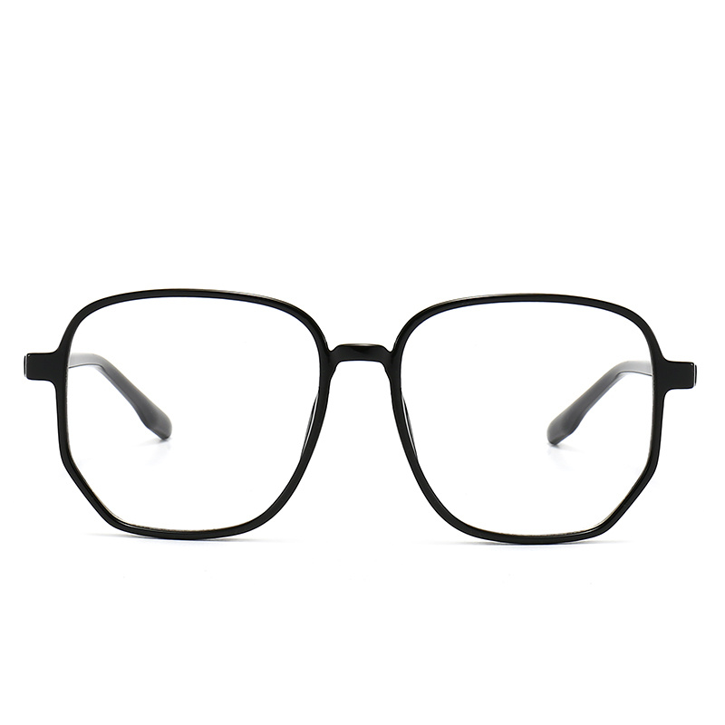 CP Optical Glasses Black Square Frame Polarized Lenses Eyeglasses