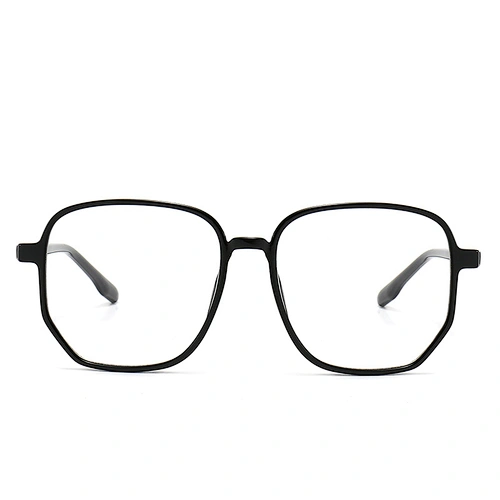 CP Optical Glasses Black Square Frame Polarized Lenses Eyeglasses