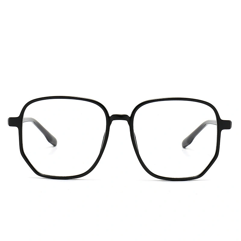 CP Optical Glasses Black Square Frame Polarized Lenses Eyeglasses