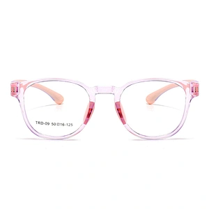 Cute Optical Kids Glasses for PC Screen Double Injection Temple TPEE & TR90