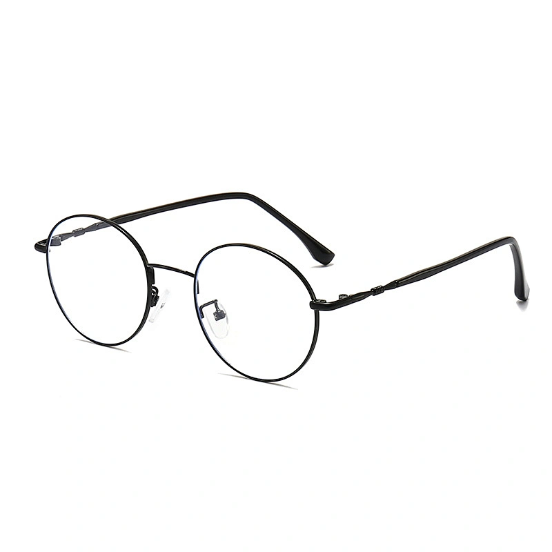 Metal Optical Glasses Cute CP Temple Tips Round Frame Eyeglasses