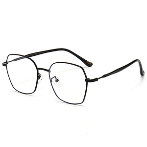 Hexagon Metal Optical Glasses Retro With Long CP Temple Tips Polarized Lenses